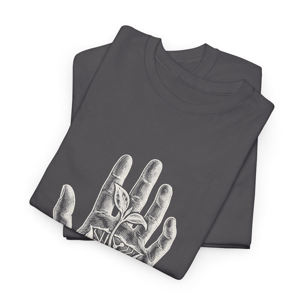 Palmistry Hand T-Shirt — Vintage Occult Palm Reading Graphic Tee