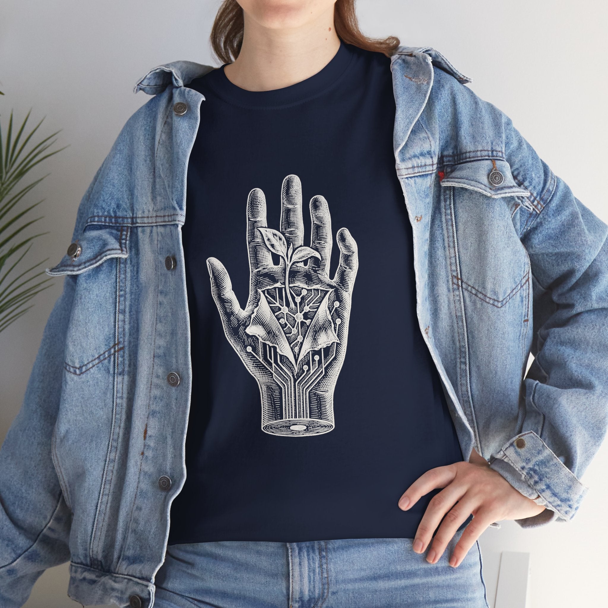 Palmistry Hand T-Shirt — Vintage Occult Palm Reading Graphic Tee