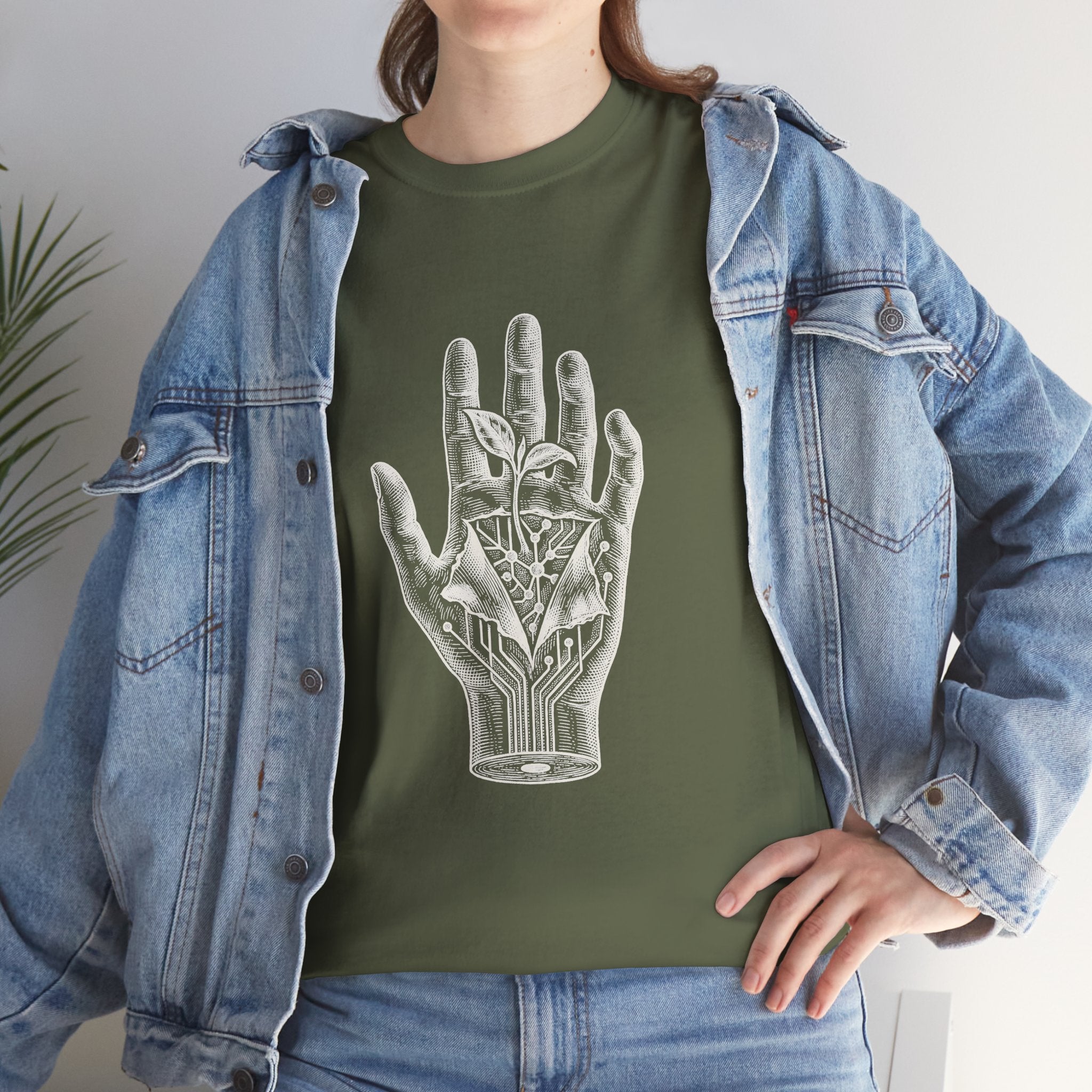 Palmistry Hand T-Shirt — Vintage Occult Palm Reading Graphic Tee