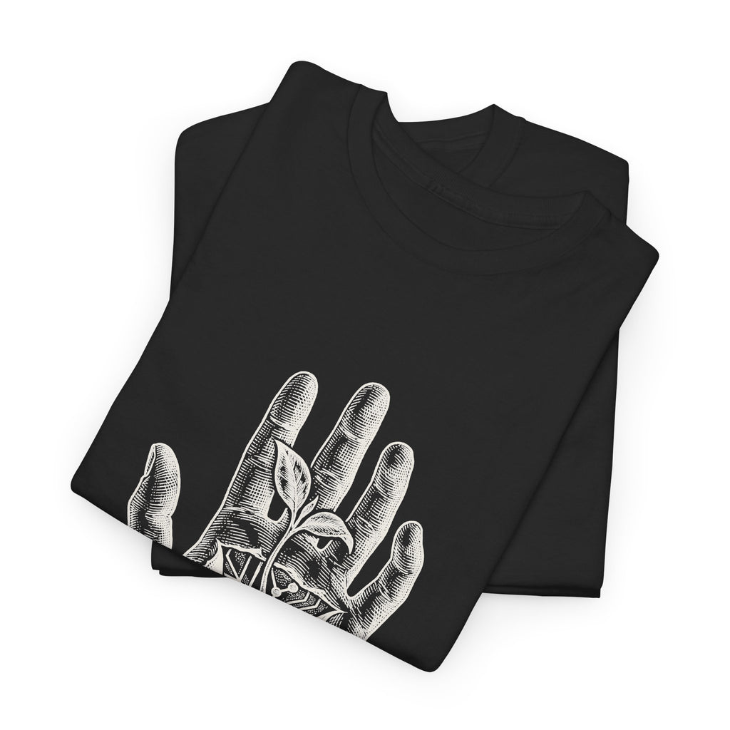 Palmistry Hand T-Shirt — Vintage Occult Palm Reading Graphic Tee