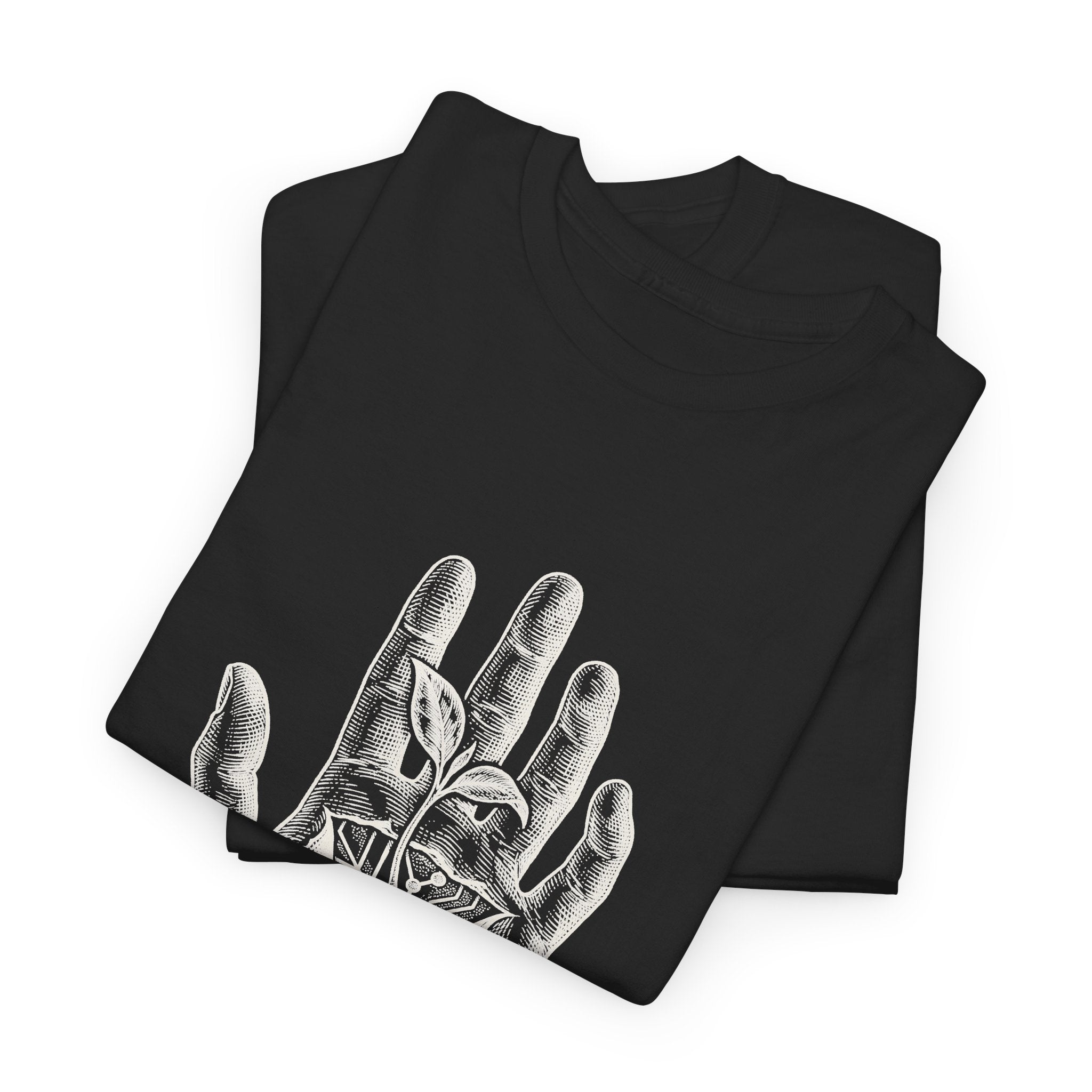 Palmistry Hand T-Shirt — Vintage Occult Palm Reading Graphic Tee