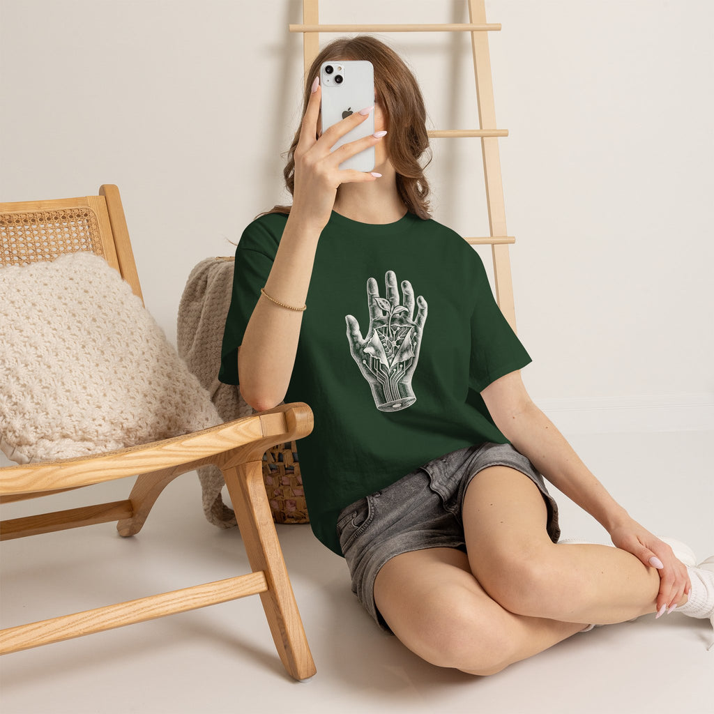 Palmistry Hand T-Shirt — Vintage Occult Palm Reading Graphic Tee