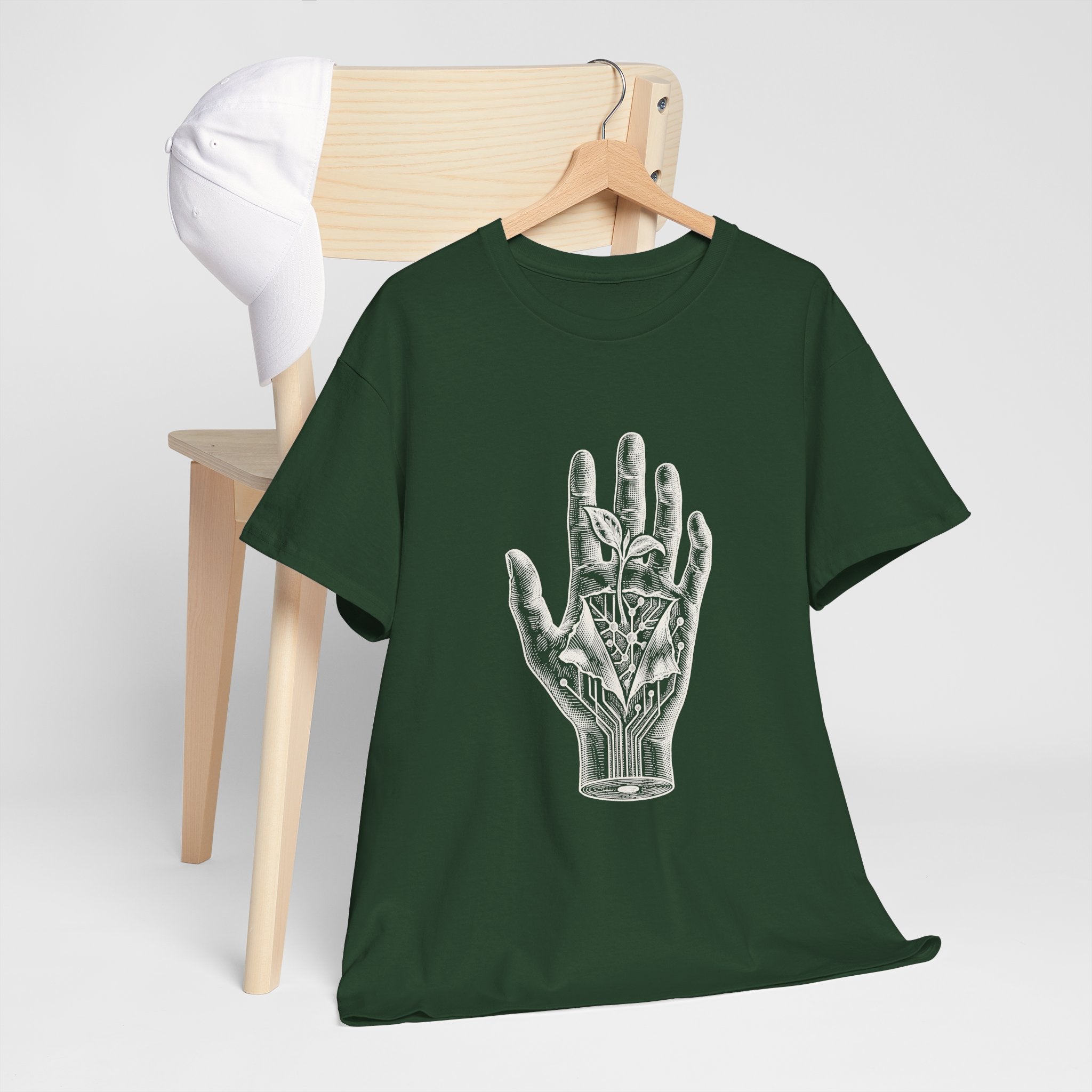 Palmistry Hand T-Shirt — Vintage Occult Palm Reading Graphic Tee