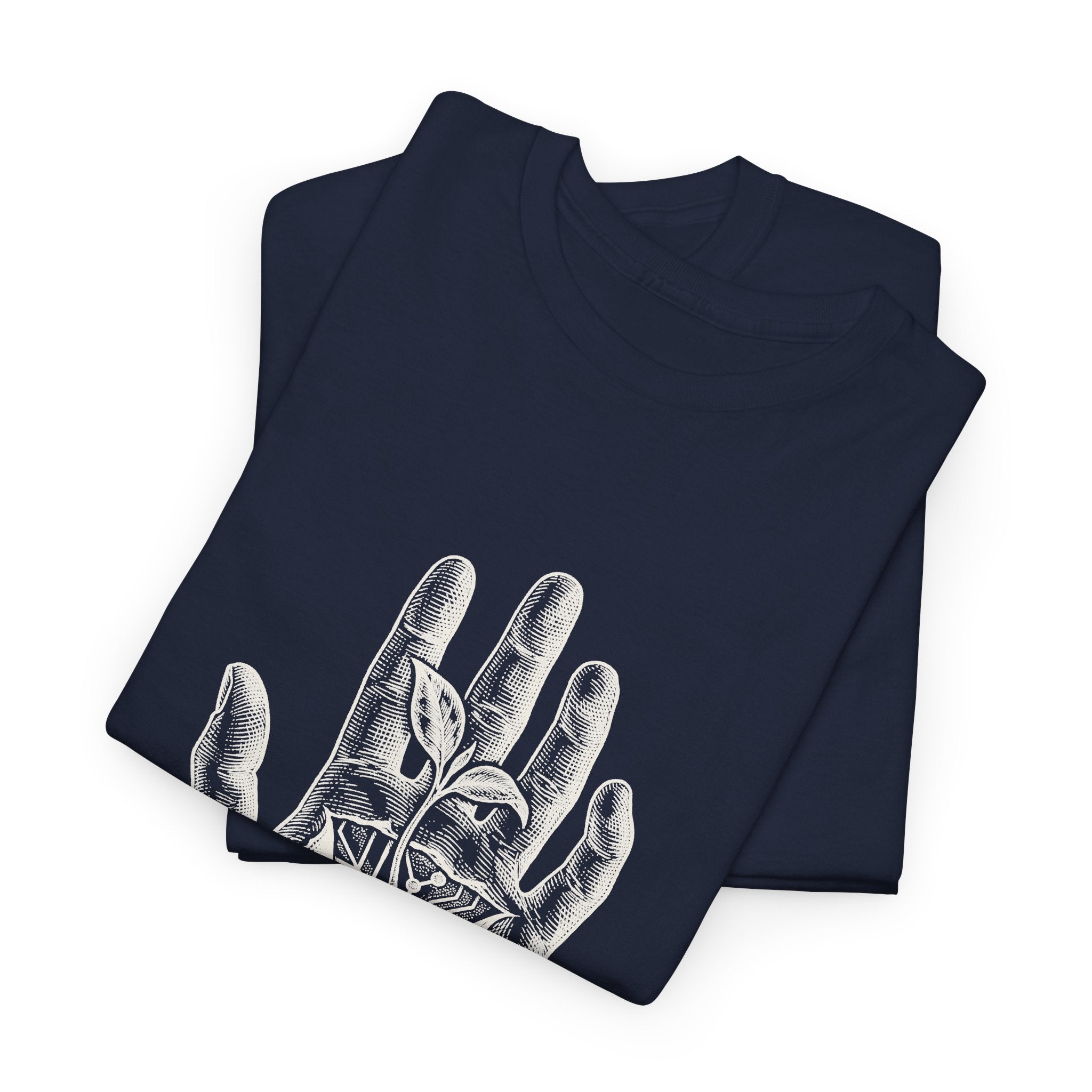 Palmistry Hand T-Shirt — Vintage Occult Palm Reading Graphic Tee
