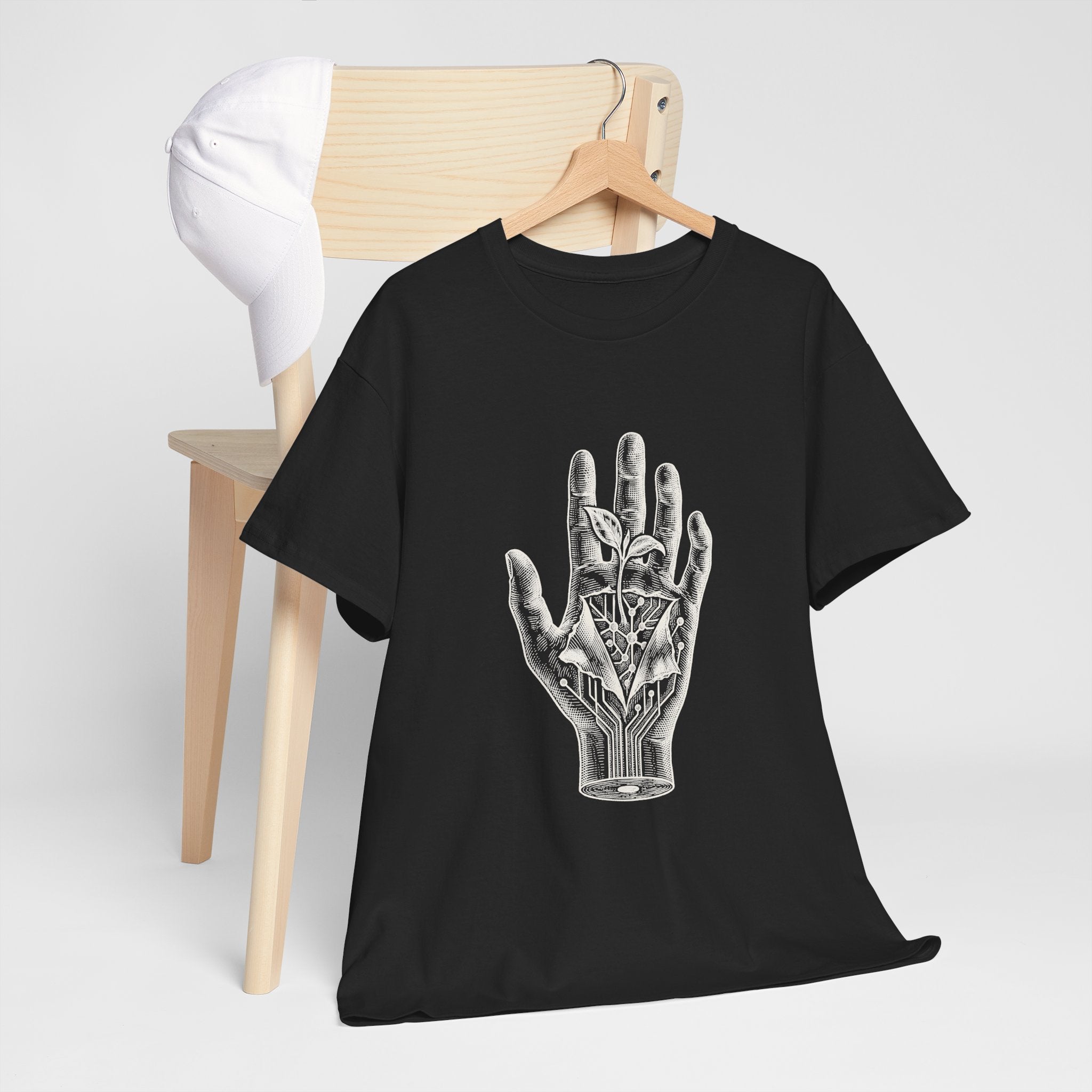 Palmistry Hand T-Shirt — Vintage Occult Palm Reading Graphic Tee