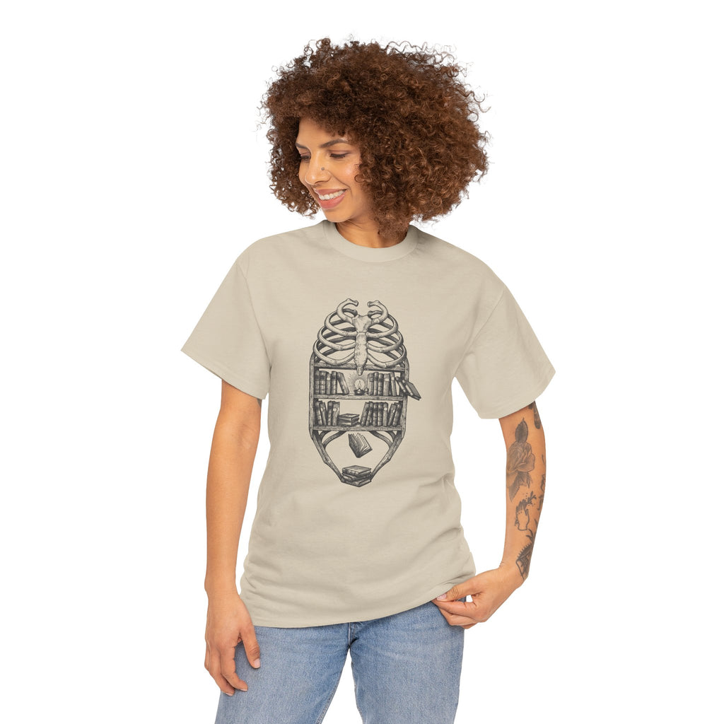 Skull & Cityscape T-Shirt — Urban Anatomy Graphic Tee