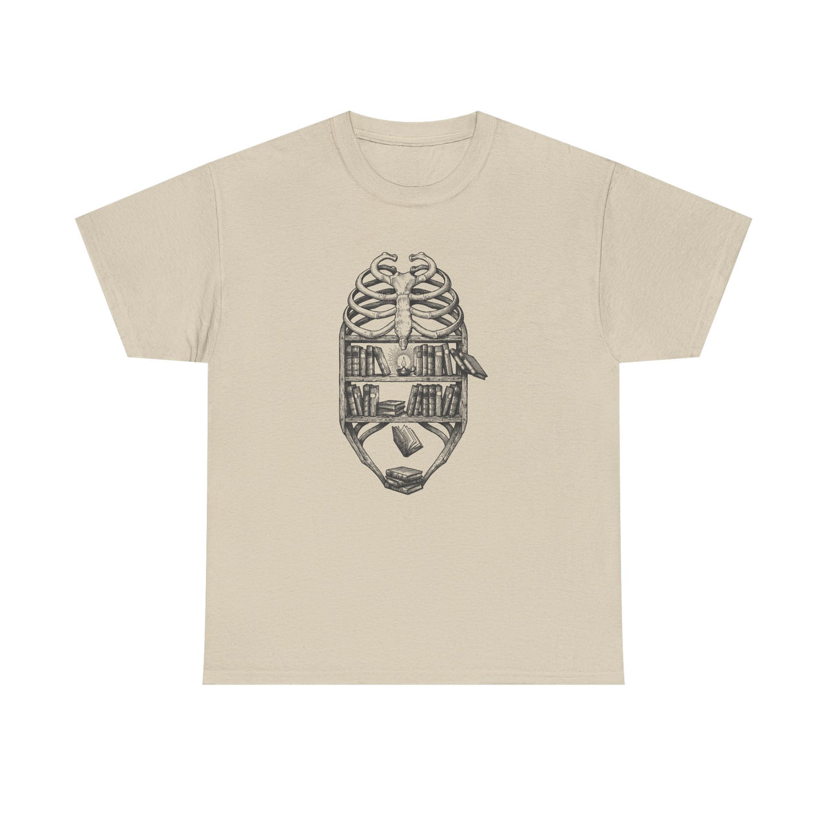 Skull & Cityscape T-Shirt — Urban Anatomy Graphic Tee