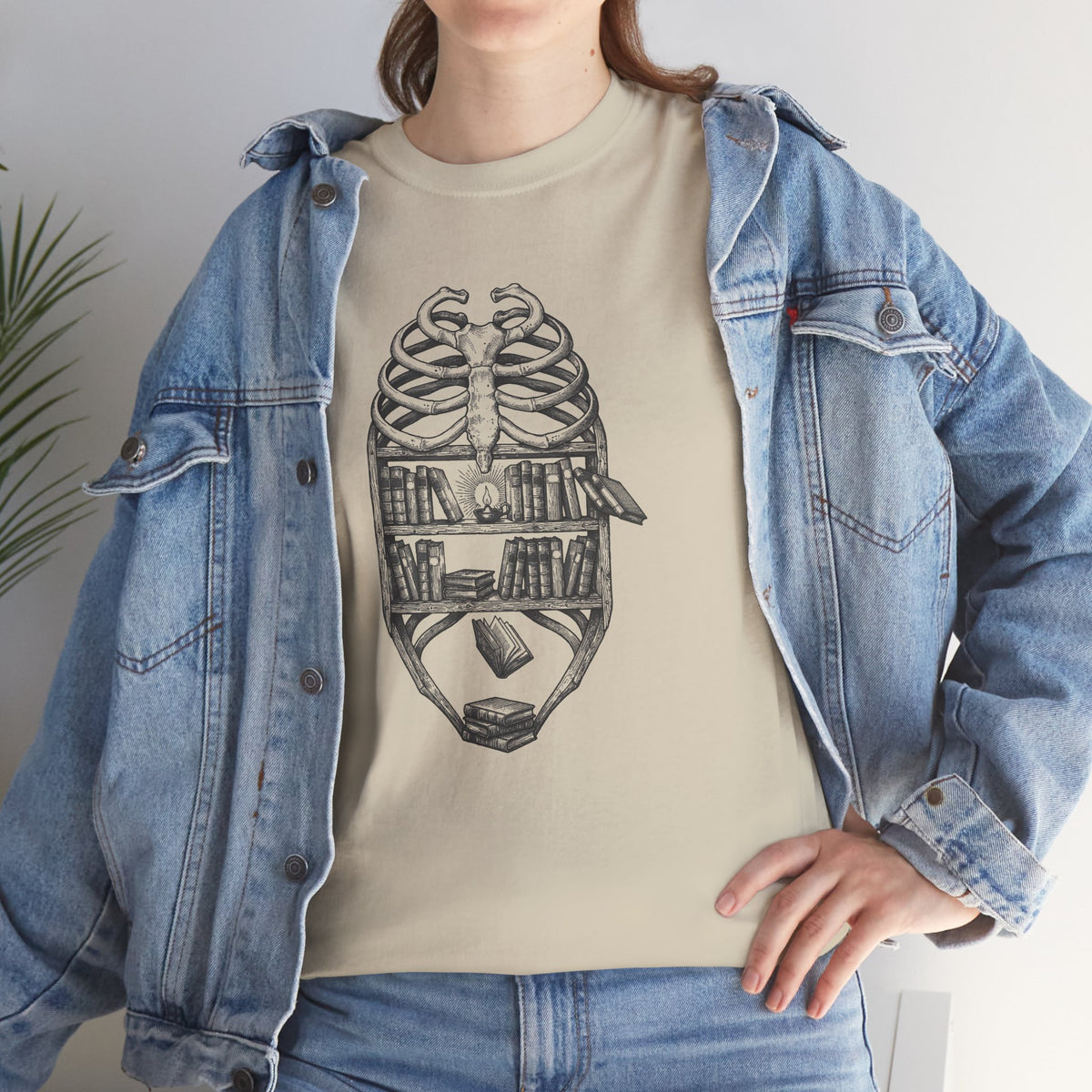Skull & Cityscape T-Shirt — Urban Anatomy Graphic Tee