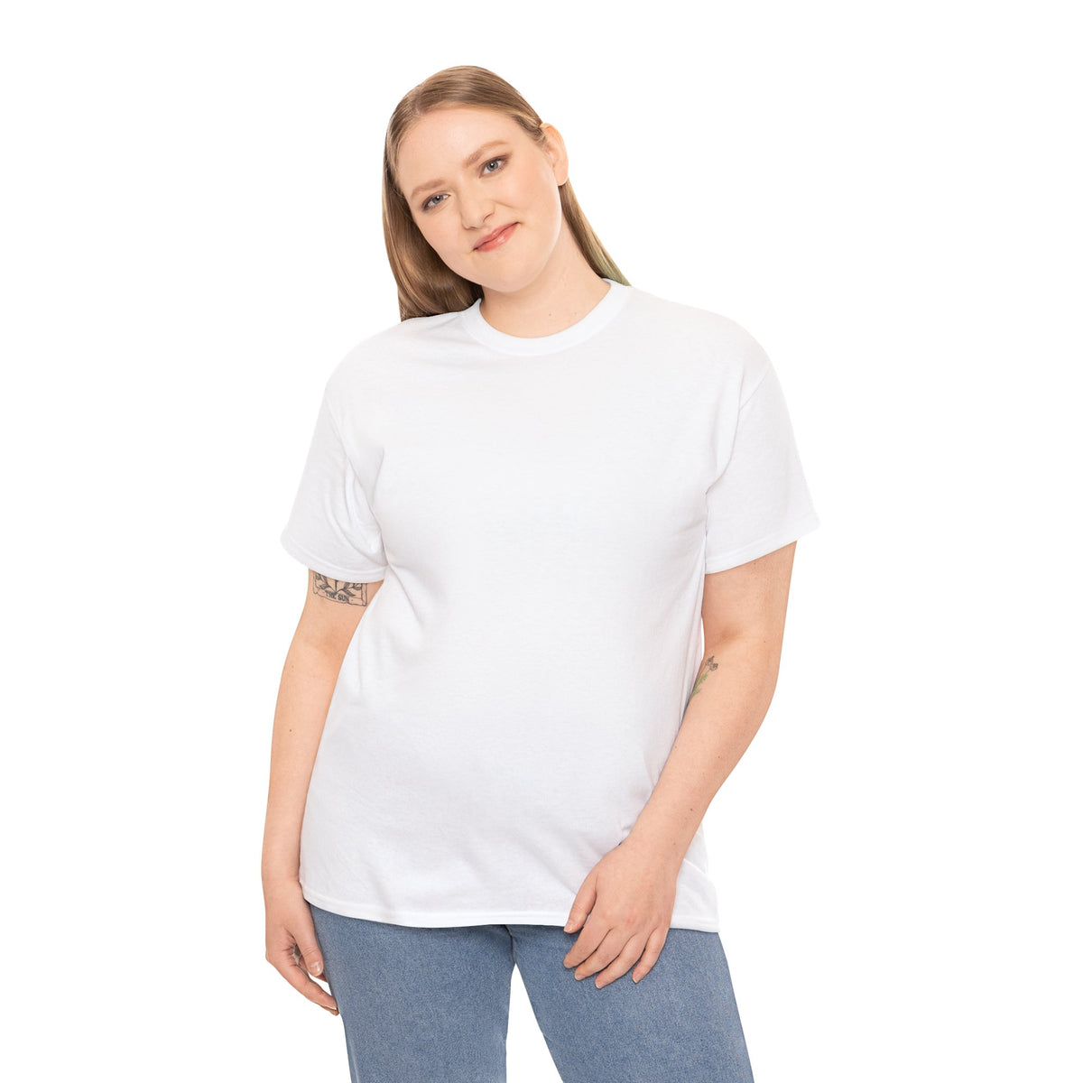 Fern Print T‑Shirt — Minimal Botanical Tee (Back Graphic)