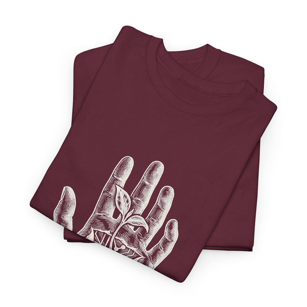 Palmistry Hand T-Shirt — Vintage Occult Palm Reading Graphic Tee