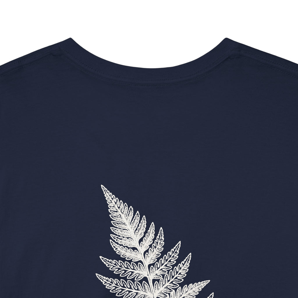 Fern Graphic T-Shirt — 'Slow Down & Direction' Vintage Nature Tee