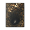 Framed Matte Canvas Wall Art — Rustic Stone Well Photography