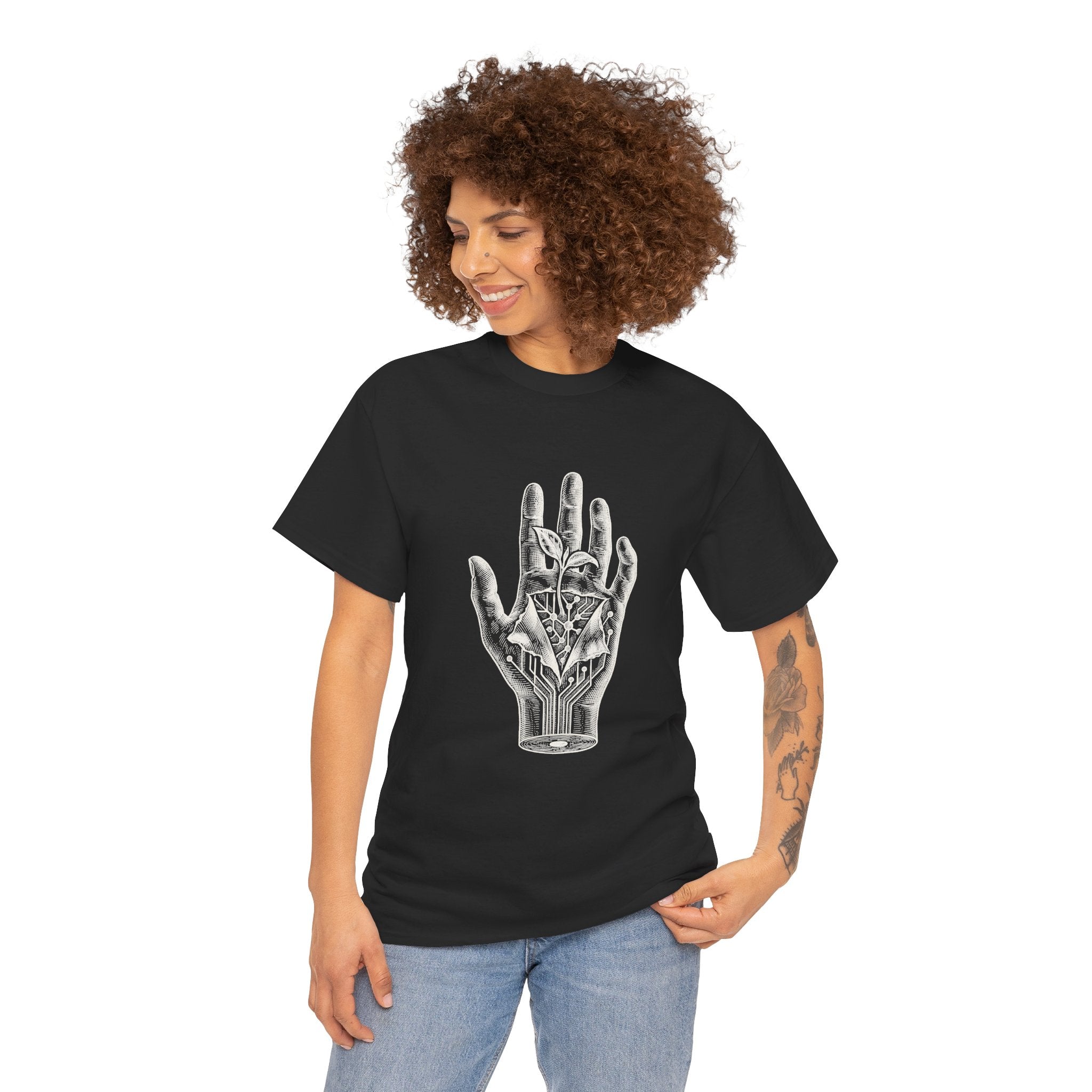 Palmistry Hand T-Shirt — Vintage Occult Palm Reading Graphic Tee