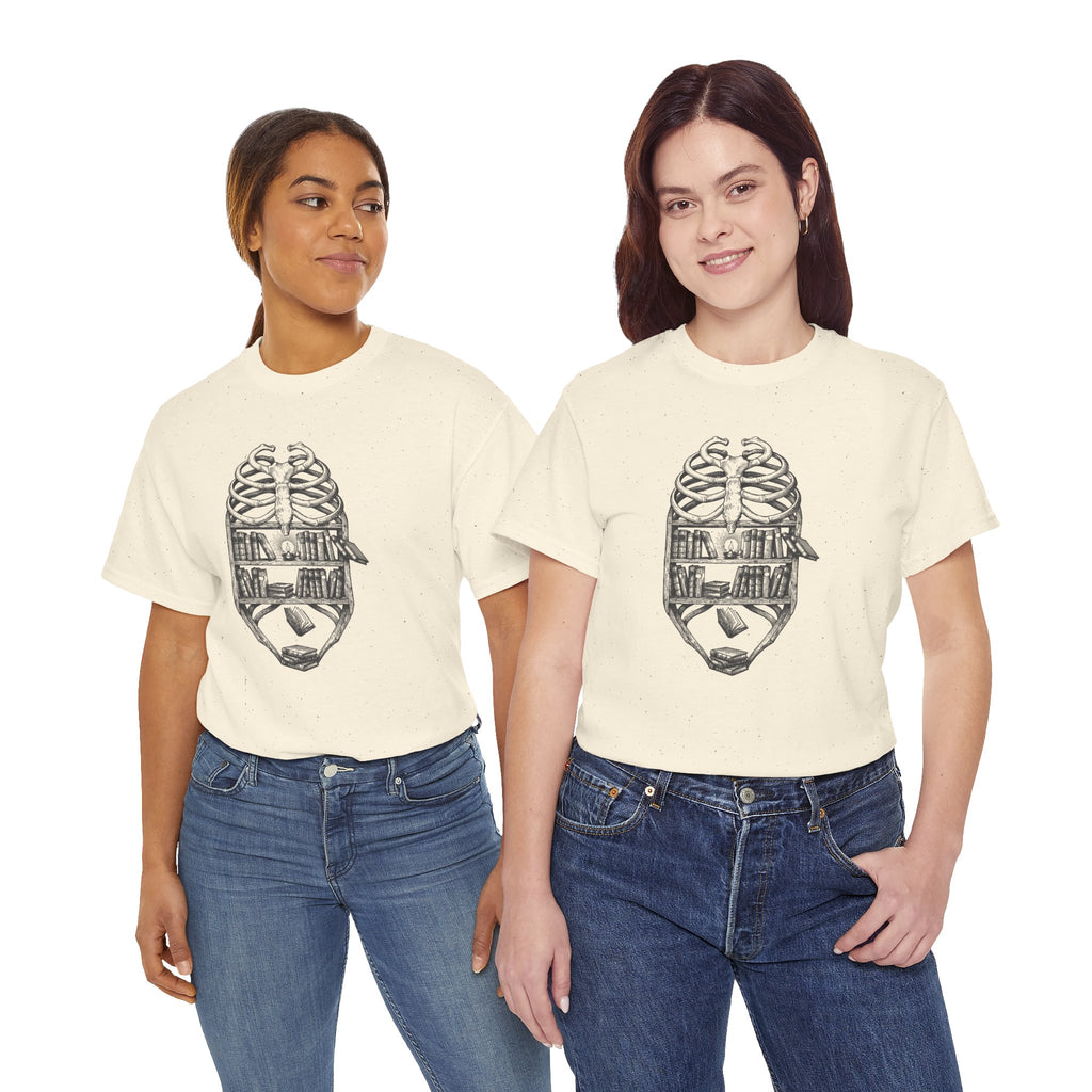 Skull & Cityscape T-Shirt — Urban Anatomy Graphic Tee