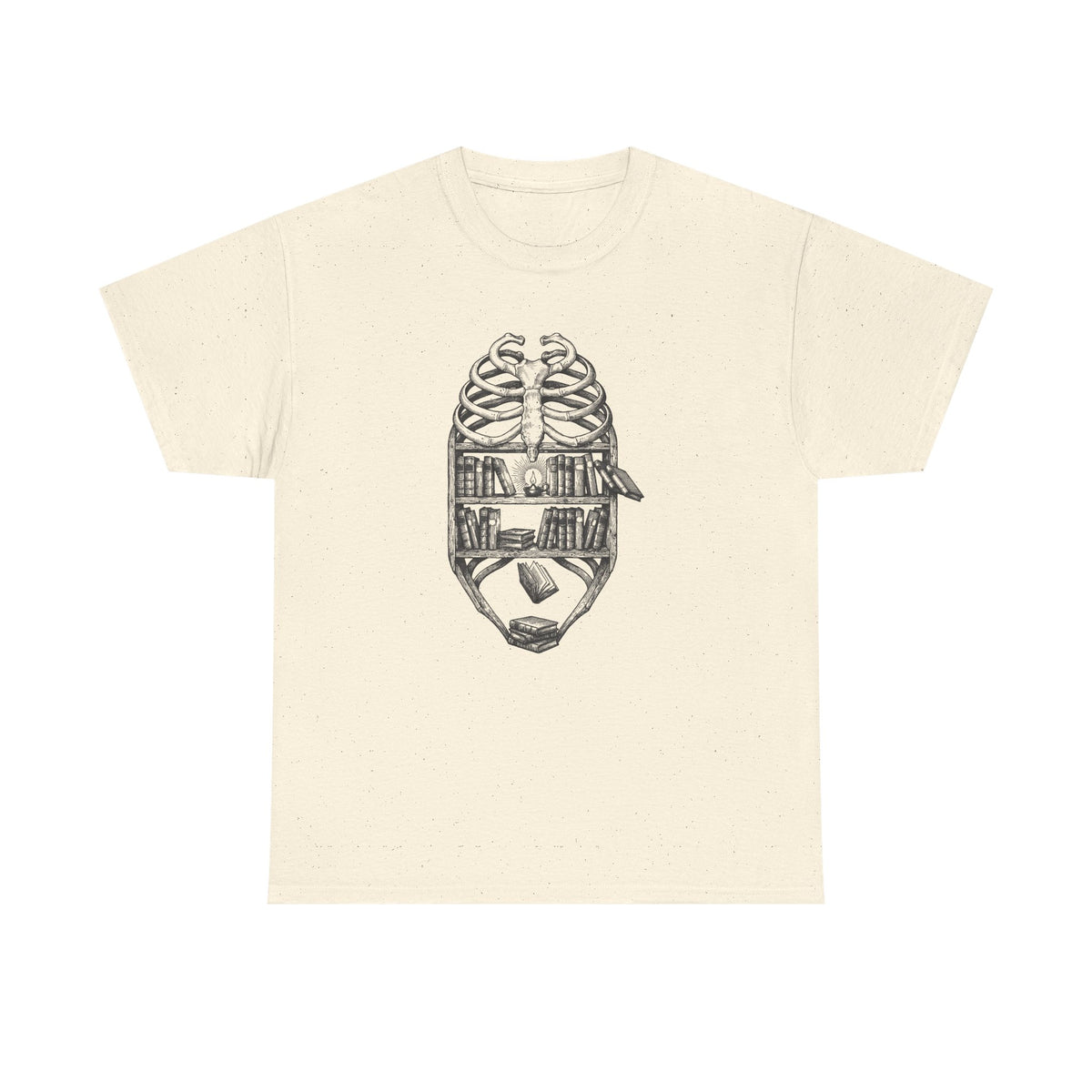 Skull & Cityscape T-Shirt — Urban Anatomy Graphic Tee