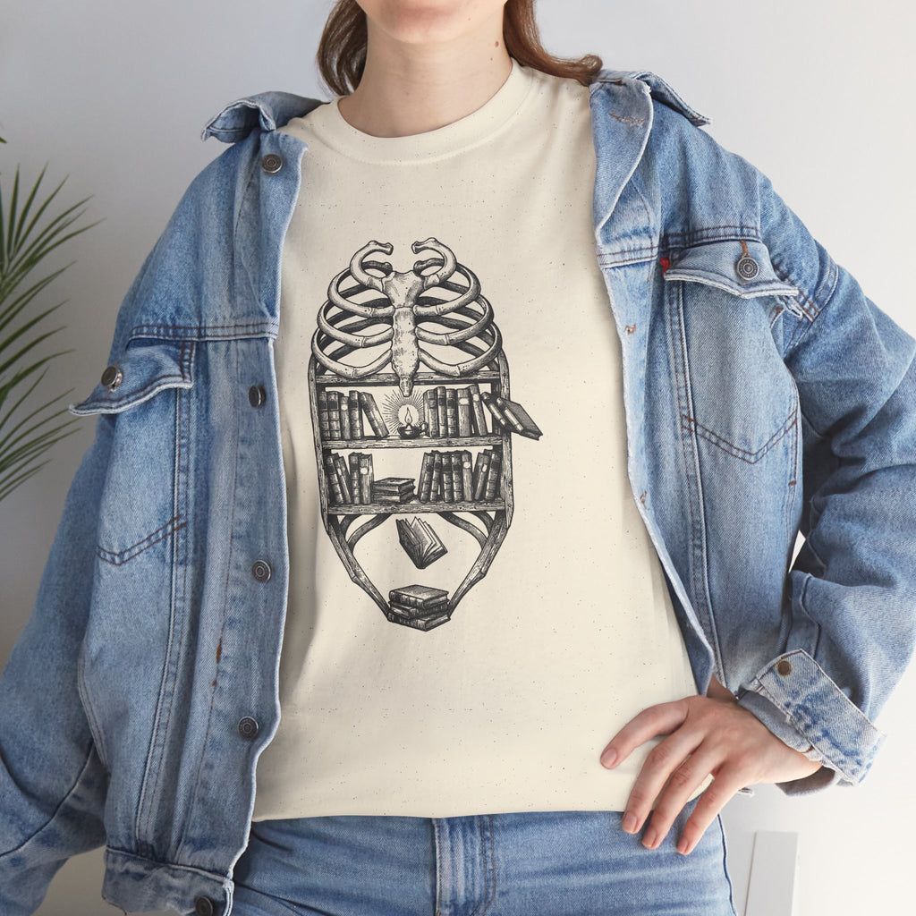 Skull & Cityscape T-Shirt — Urban Anatomy Graphic Tee