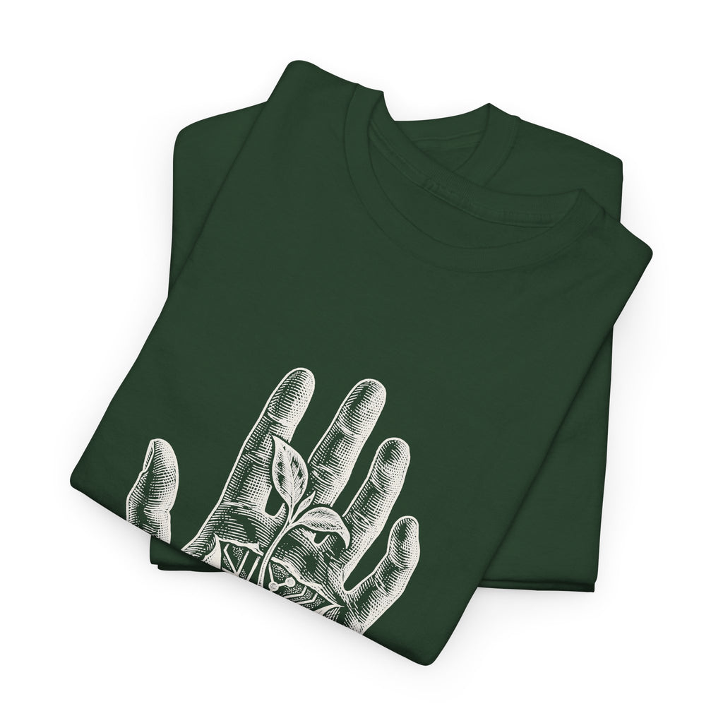 Palmistry Hand T-Shirt — Vintage Occult Palm Reading Graphic Tee