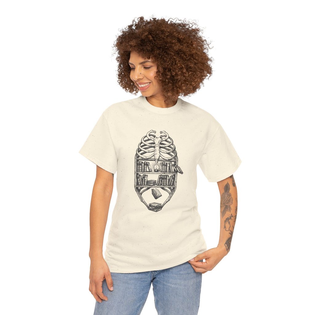 Skull & Cityscape T-Shirt — Urban Anatomy Graphic Tee