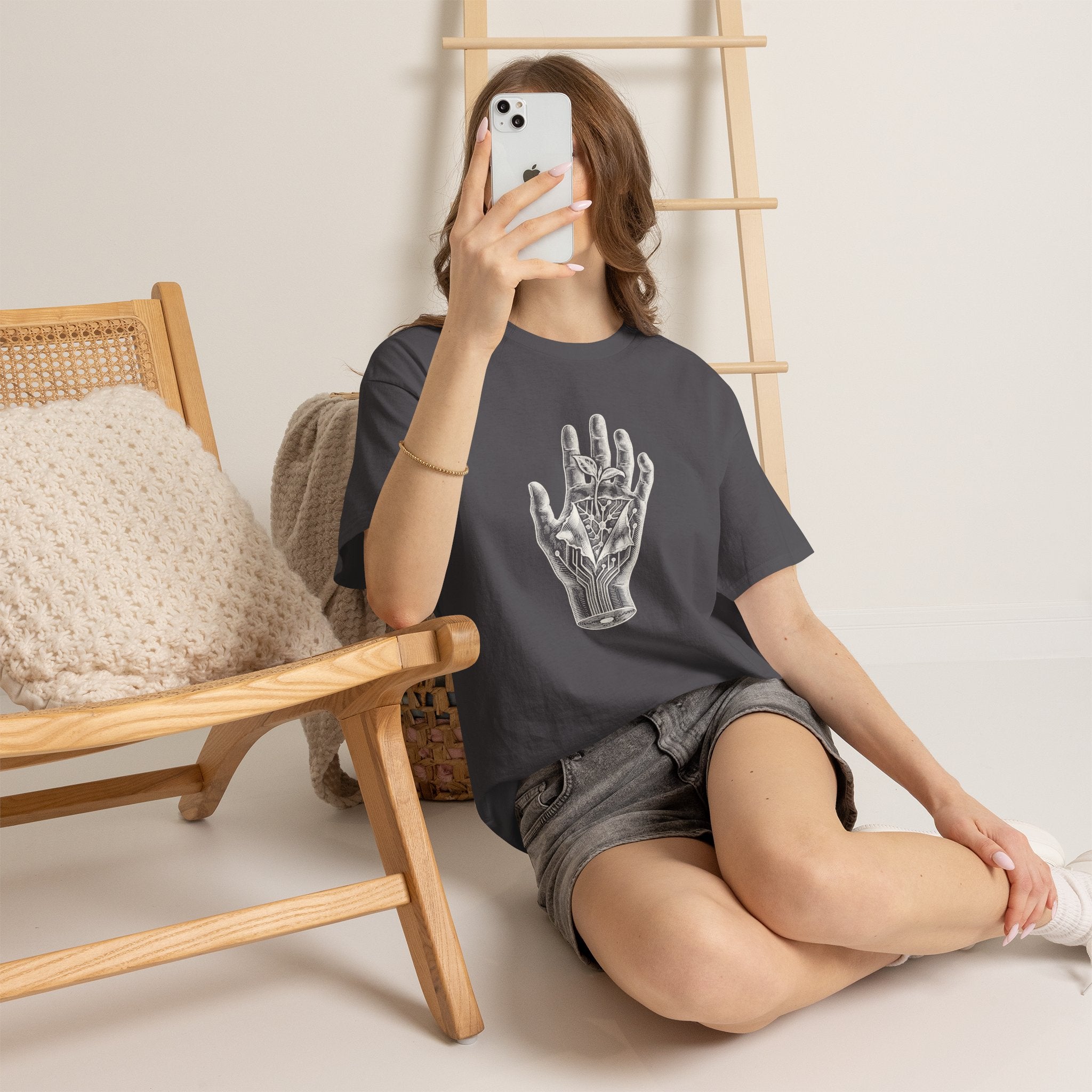 Palmistry Hand T-Shirt — Vintage Occult Palm Reading Graphic Tee