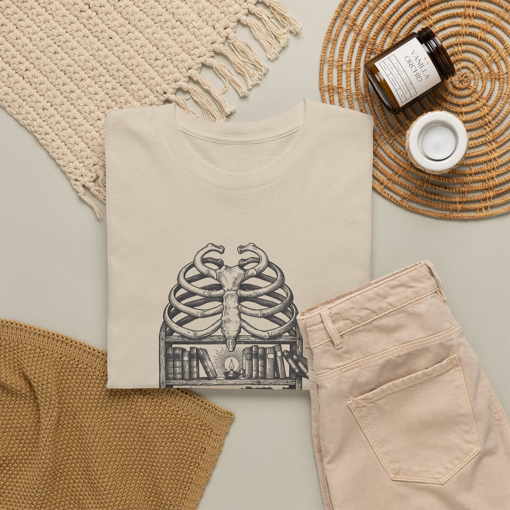 Skull & Cityscape T-Shirt — Urban Anatomy Graphic Tee