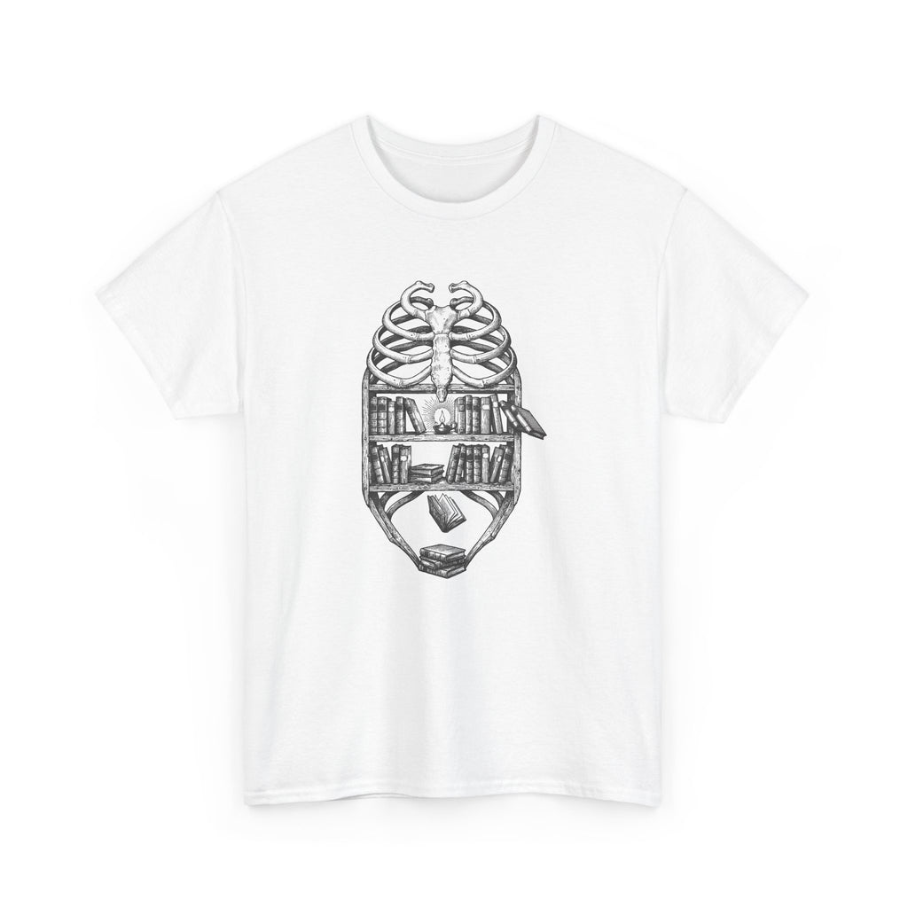 Skull & Cityscape T-Shirt — Urban Anatomy Graphic Tee