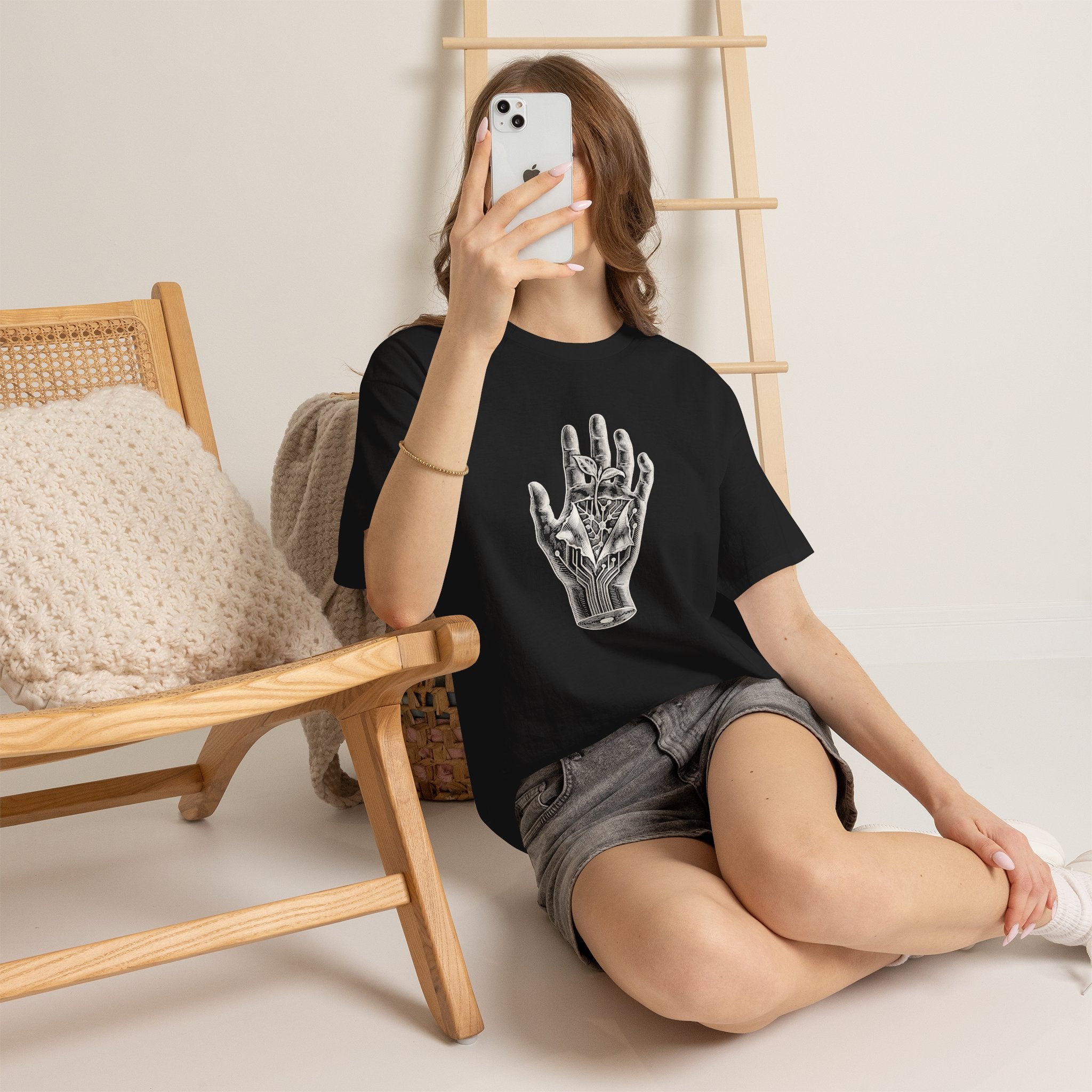 Palmistry Hand T-Shirt — Vintage Occult Palm Reading Graphic Tee