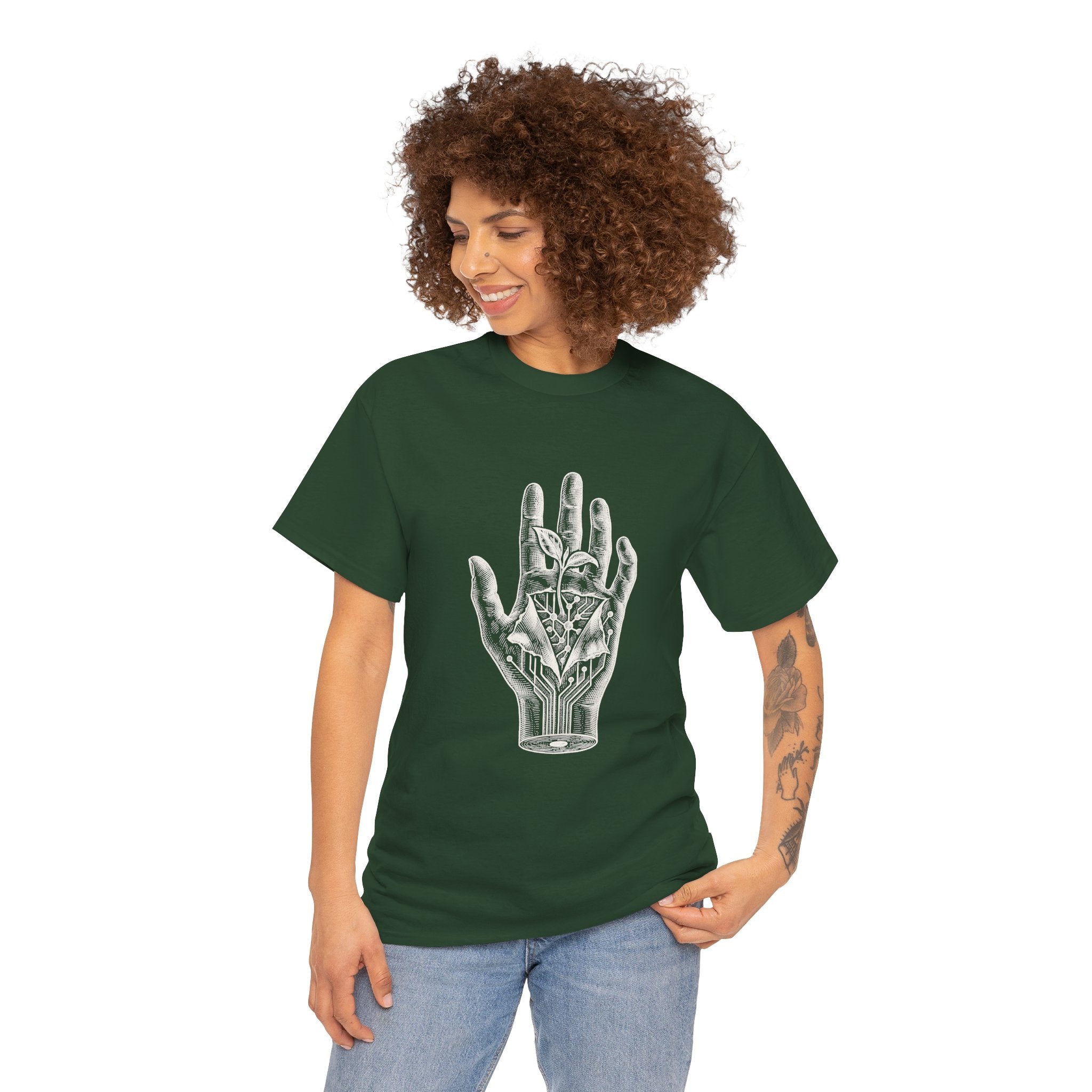 Palmistry Hand T-Shirt — Vintage Occult Palm Reading Graphic Tee