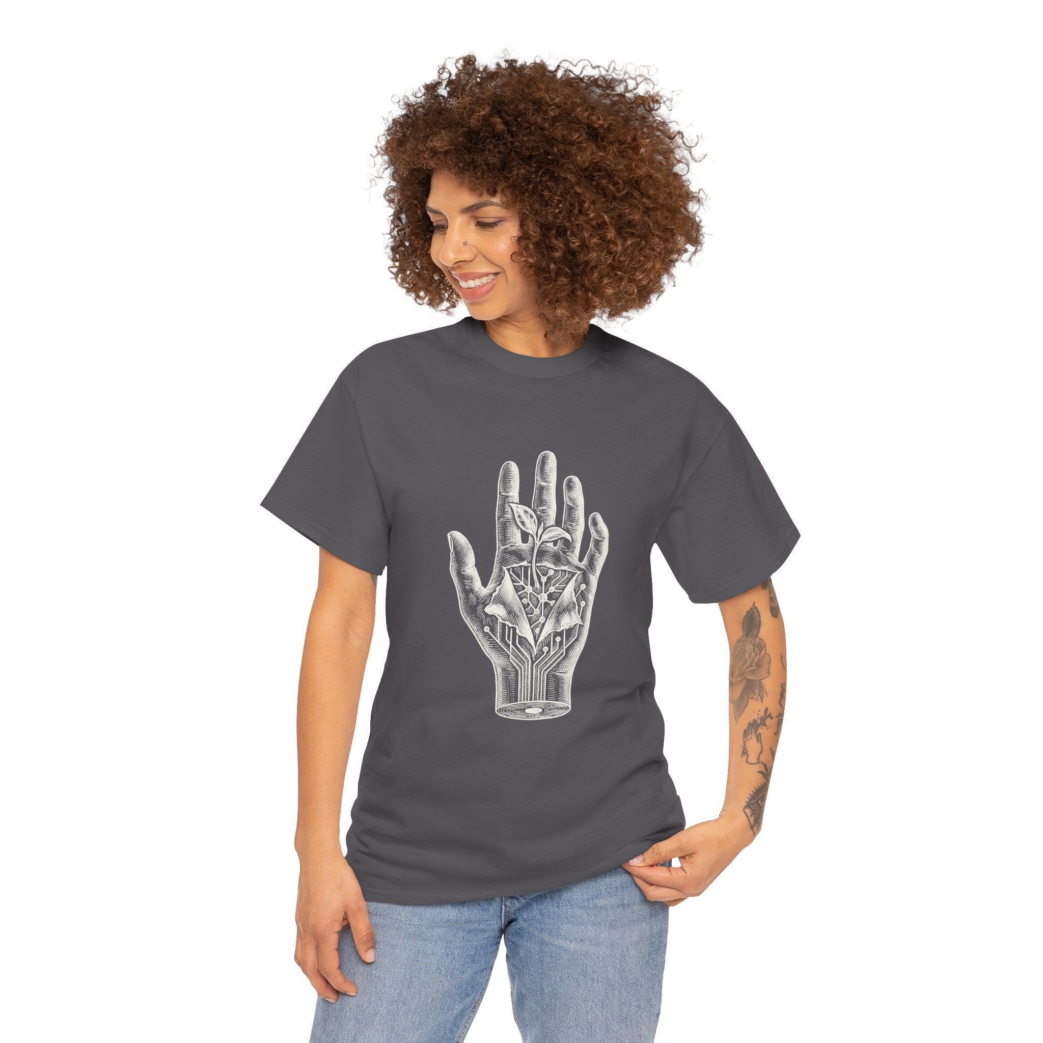 Palmistry Hand T-Shirt — Vintage Occult Palm Reading Graphic Tee