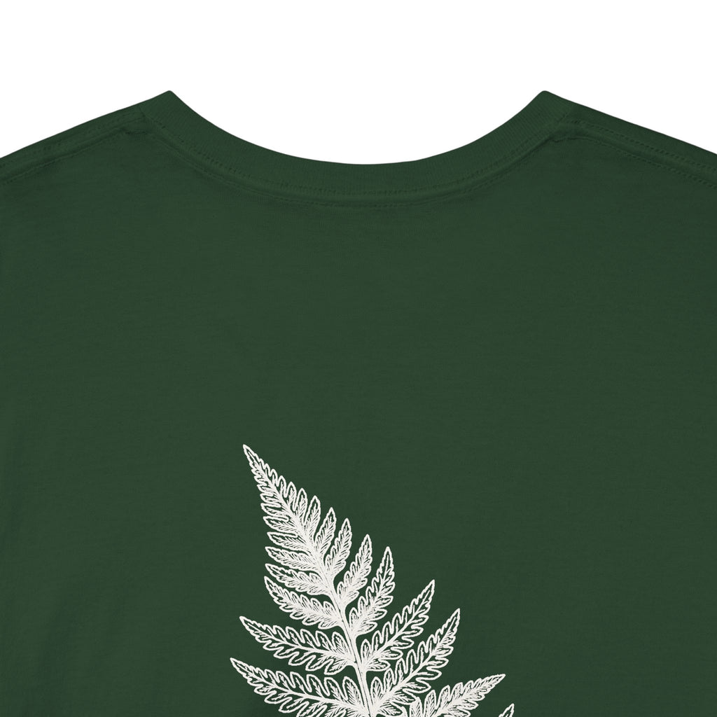 Fern Graphic T-Shirt — 'Slow Down & Direction' Vintage Nature Tee