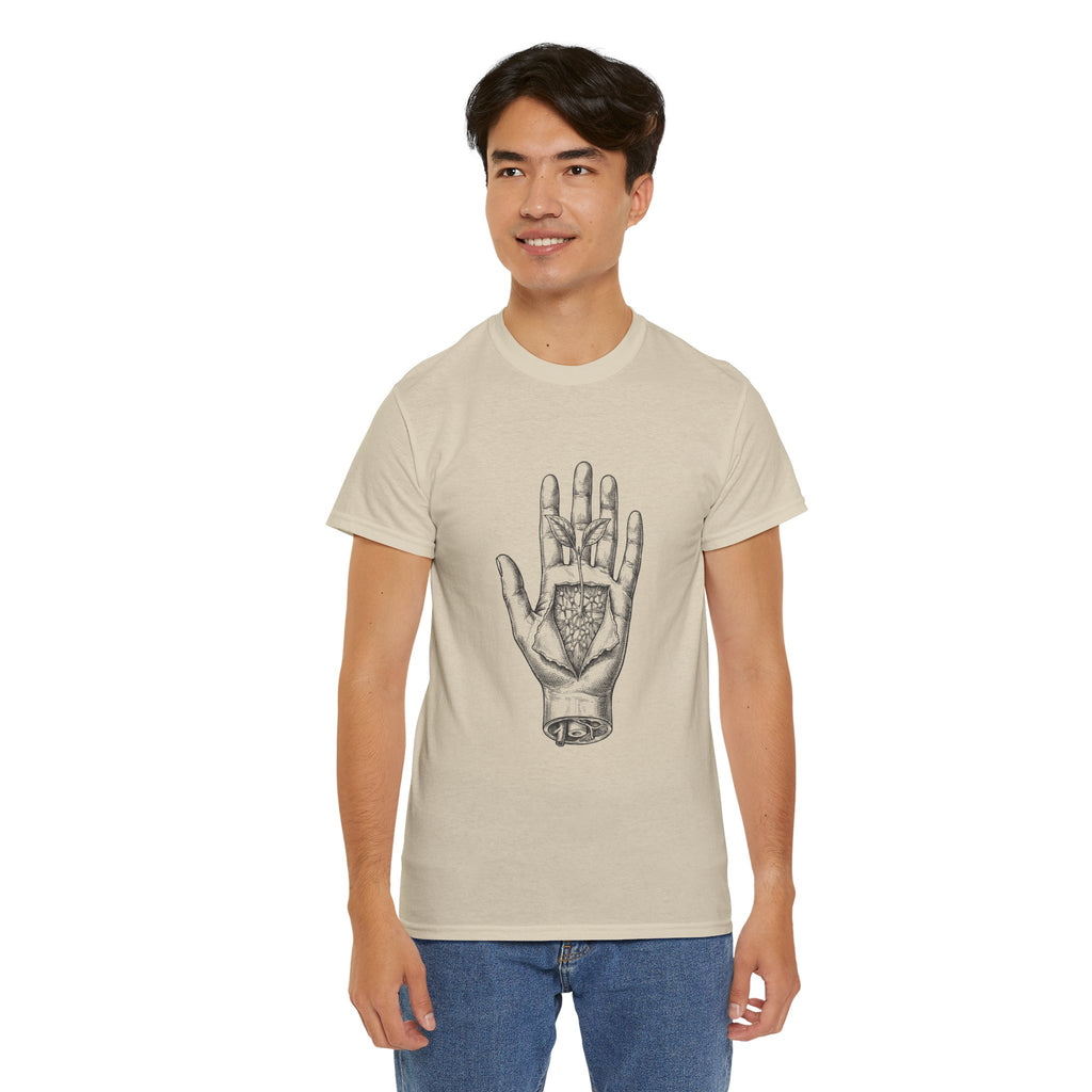 Palmistry Hand T‑Shirt — Vintage Occult Palm Reading Graphic Tee