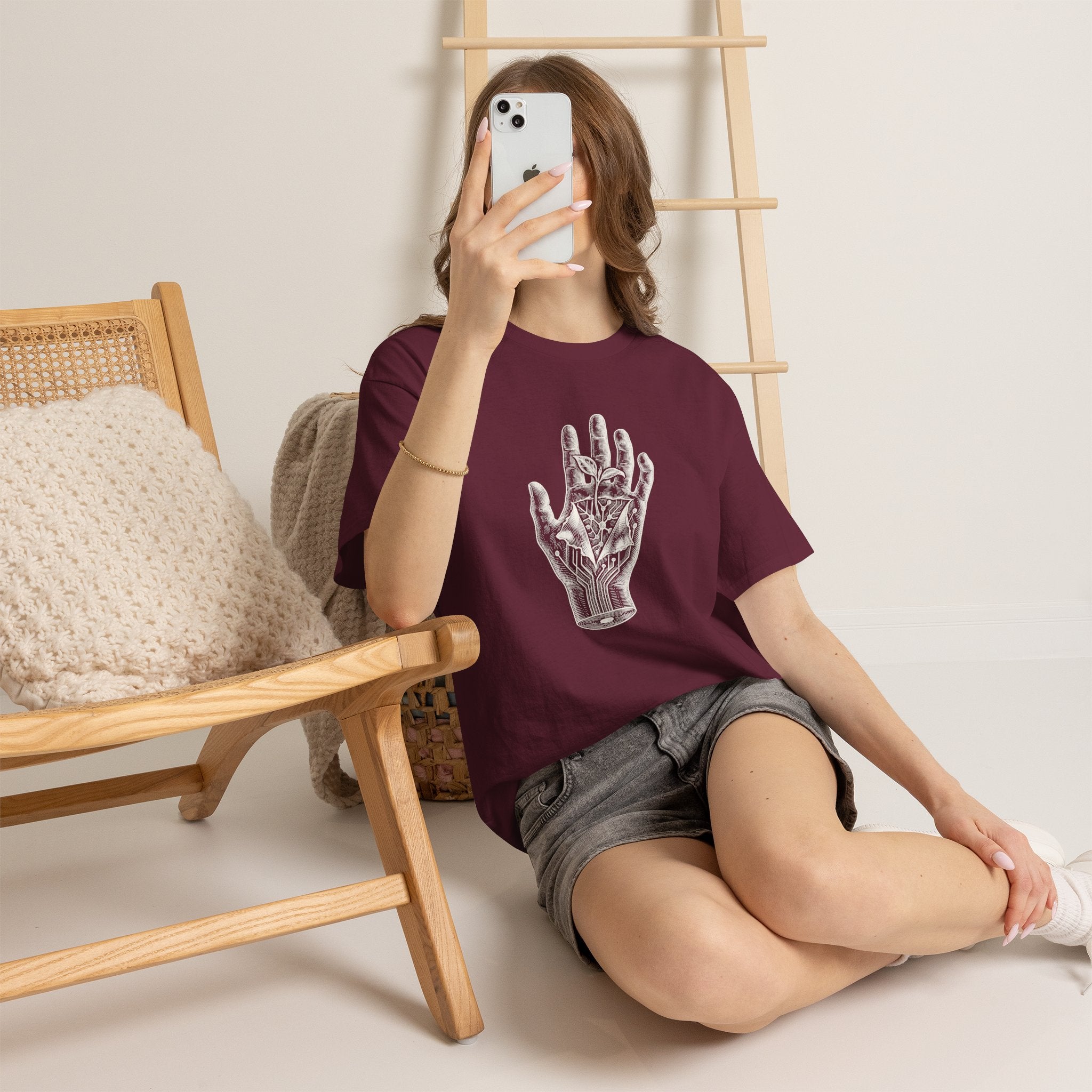 Palmistry Hand T-Shirt — Vintage Occult Palm Reading Graphic Tee