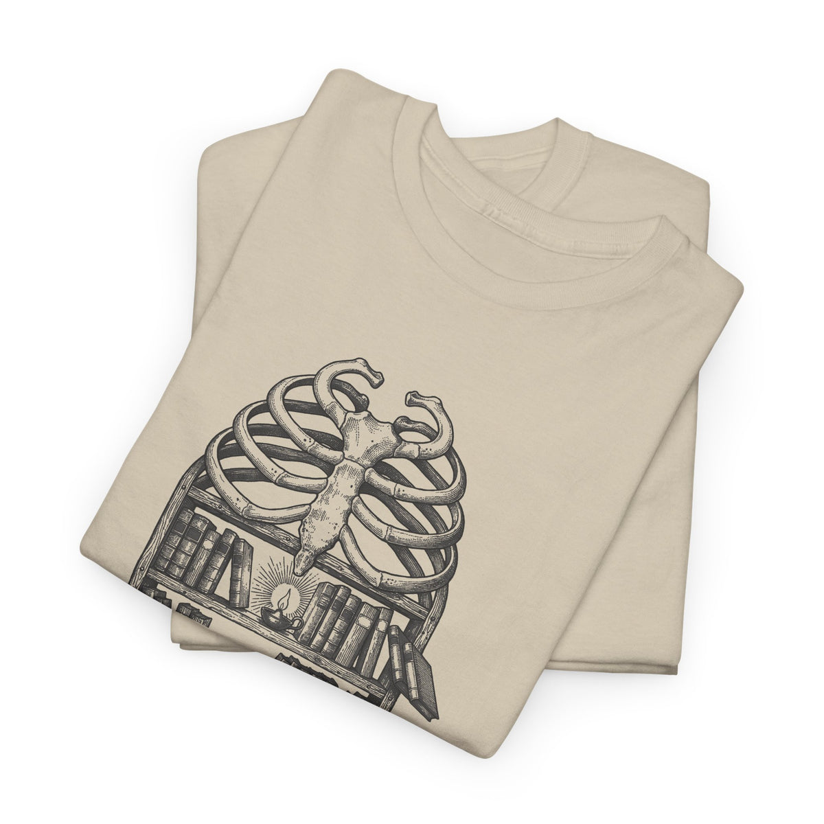 Skull & Cityscape T-Shirt — Urban Anatomy Graphic Tee