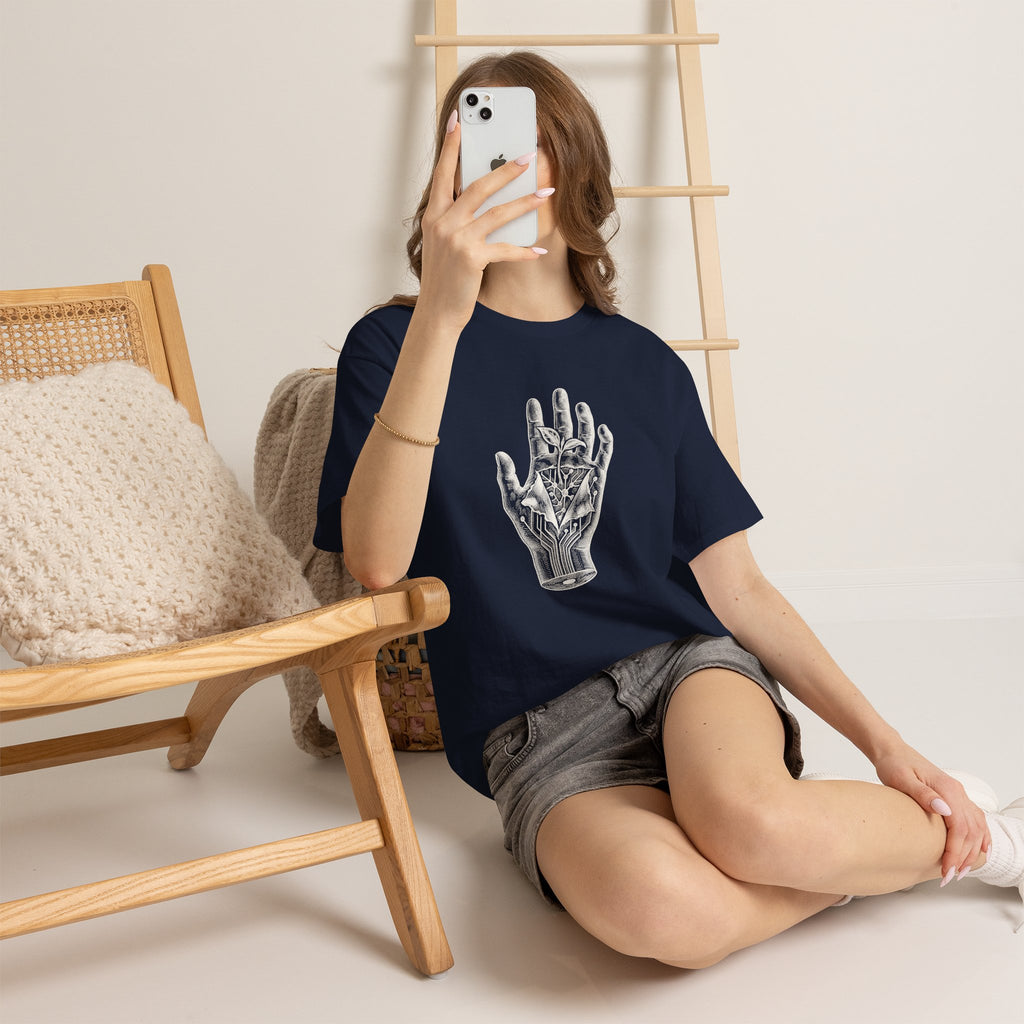 Palmistry Hand T-Shirt — Vintage Occult Palm Reading Graphic Tee
