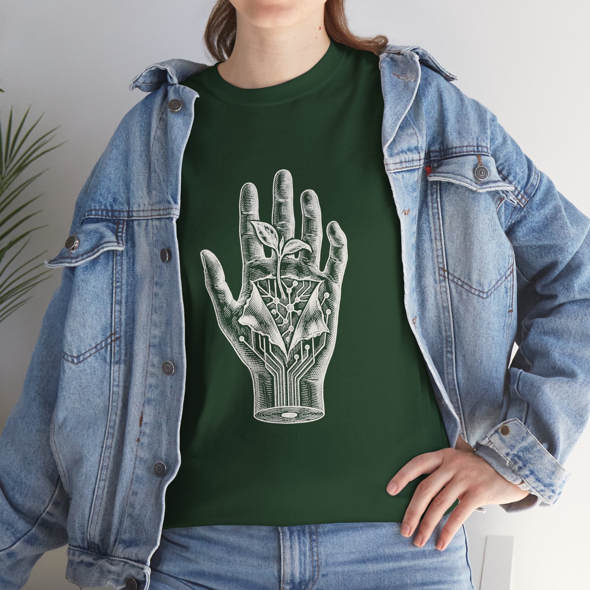 Palmistry Hand T-Shirt — Vintage Occult Palm Reading Graphic Tee
