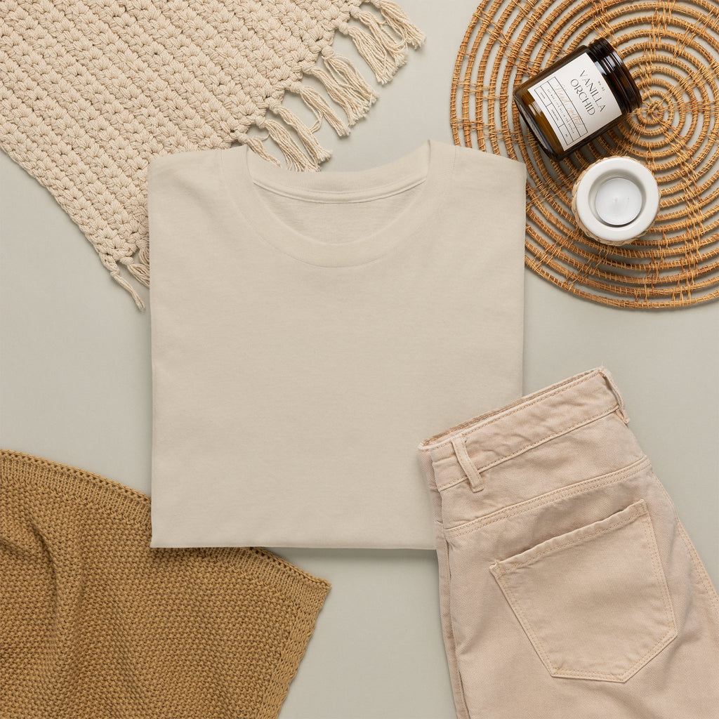Fern Print T‑Shirt — Minimal Botanical Tee (Back Graphic)