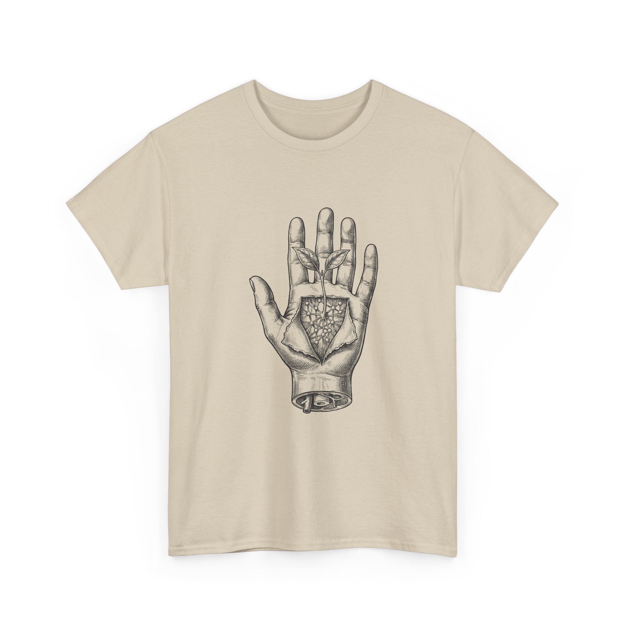 Palmistry Hand T‑Shirt — Vintage Occult Palm Reading Graphic Tee
