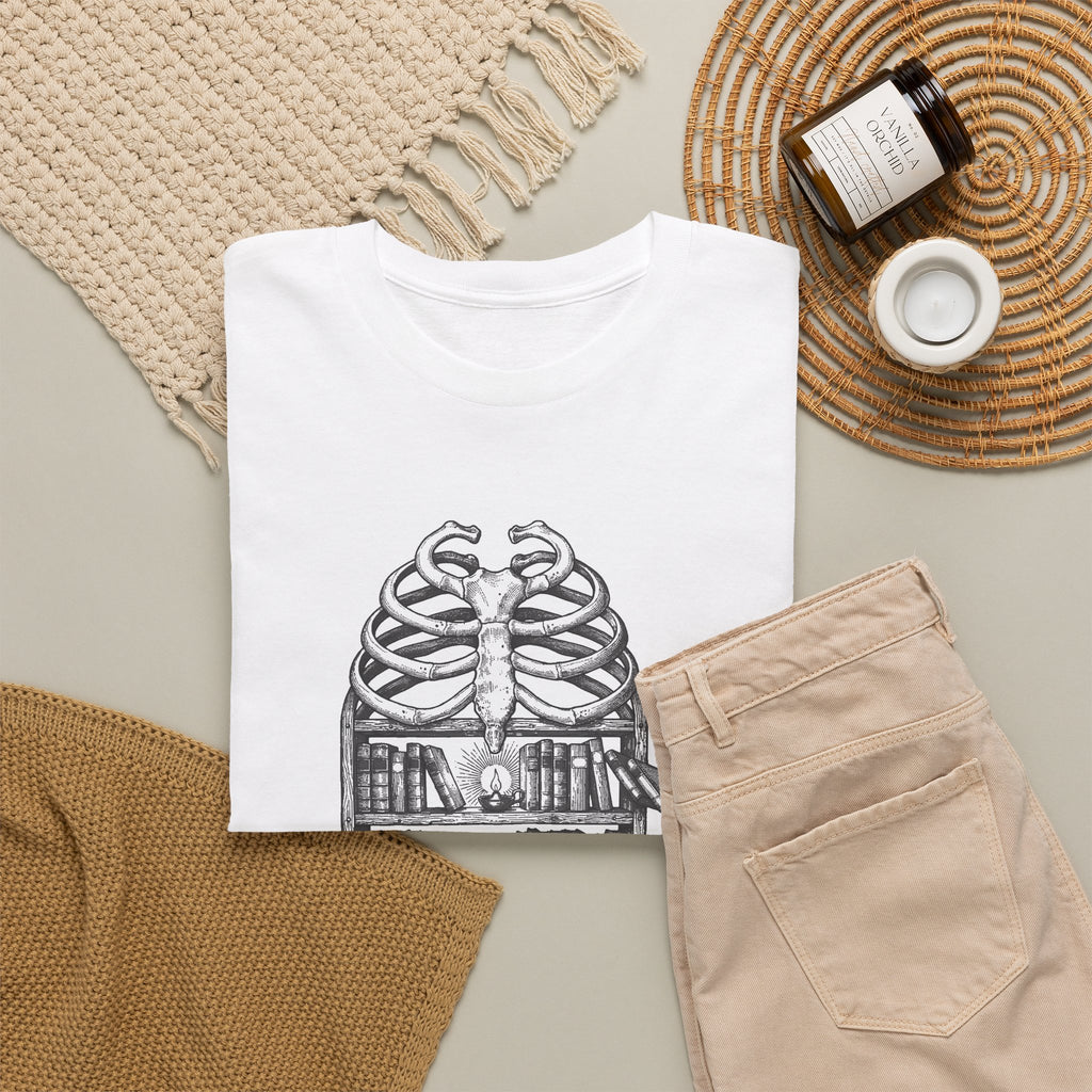 Skull & Cityscape T-Shirt — Urban Anatomy Graphic Tee