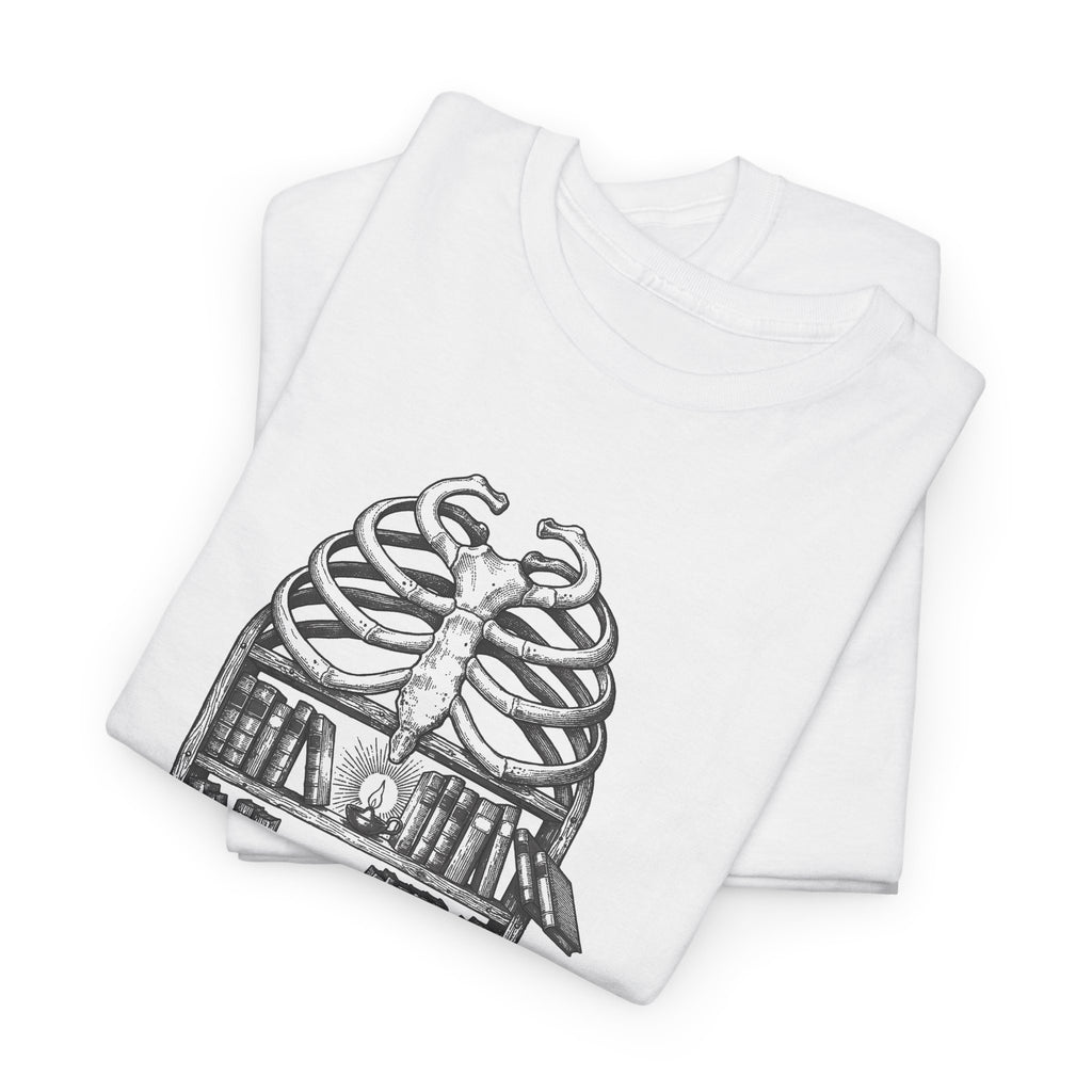 Skull & Cityscape T-Shirt — Urban Anatomy Graphic Tee