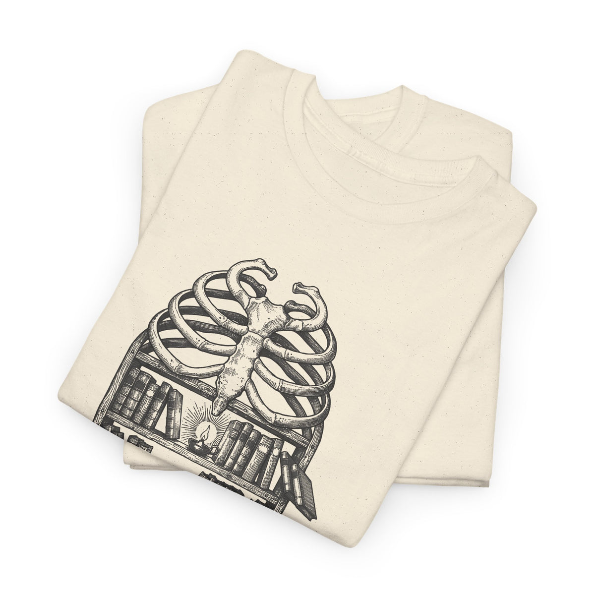 Skull & Cityscape T-Shirt — Urban Anatomy Graphic Tee