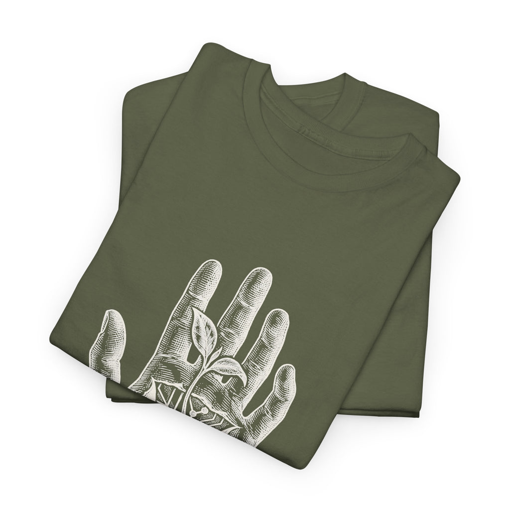 Palmistry Hand T-Shirt — Vintage Occult Palm Reading Graphic Tee