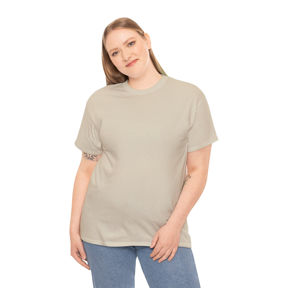 Fern Print T‑Shirt — Minimal Botanical Tee (Back Graphic)
