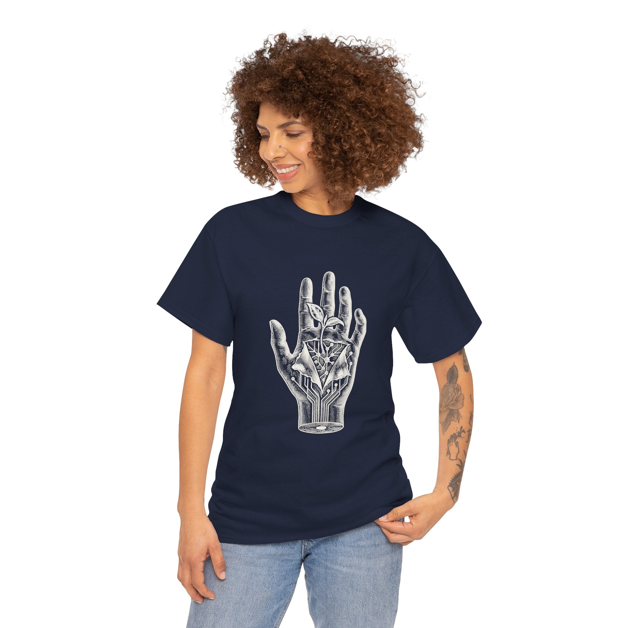 Palmistry Hand T-Shirt — Vintage Occult Palm Reading Graphic Tee
