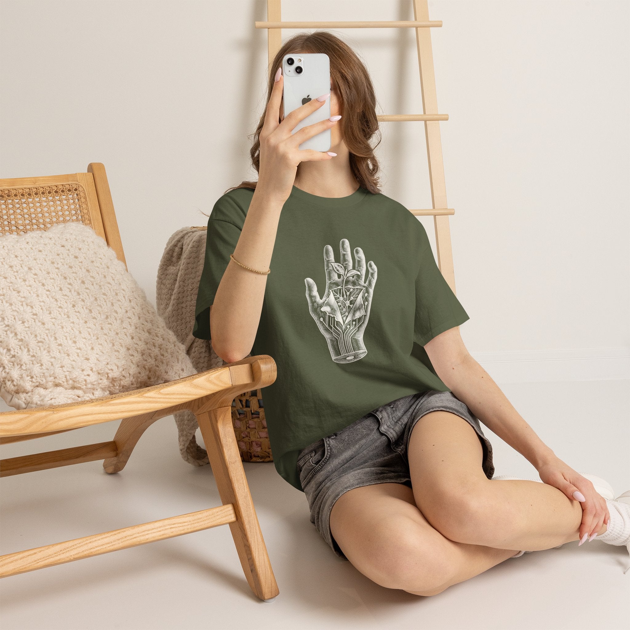 Palmistry Hand T-Shirt — Vintage Occult Palm Reading Graphic Tee