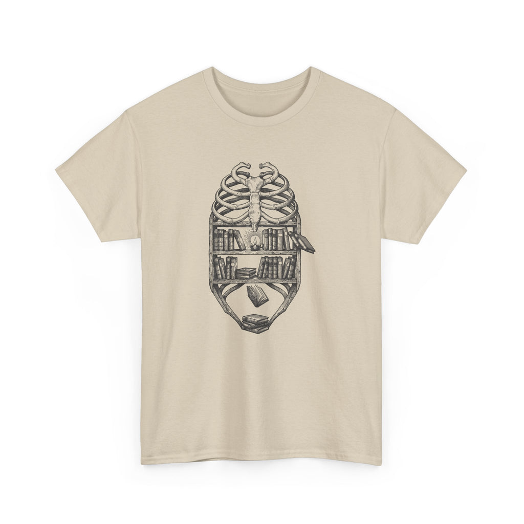 Skull & Cityscape T-Shirt — Urban Anatomy Graphic Tee