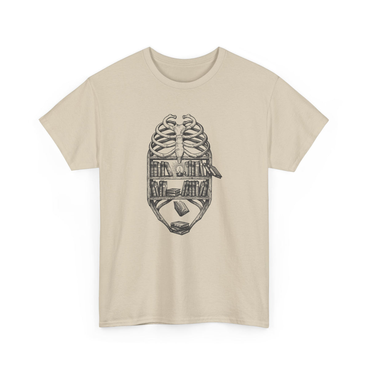 Skull & Cityscape T-Shirt — Urban Anatomy Graphic Tee