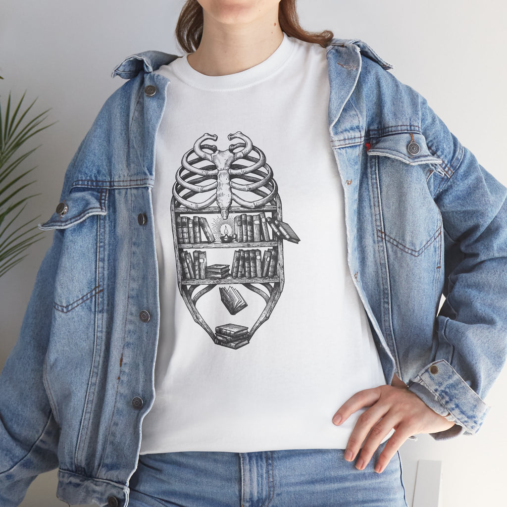 Skull & Cityscape T-Shirt — Urban Anatomy Graphic Tee